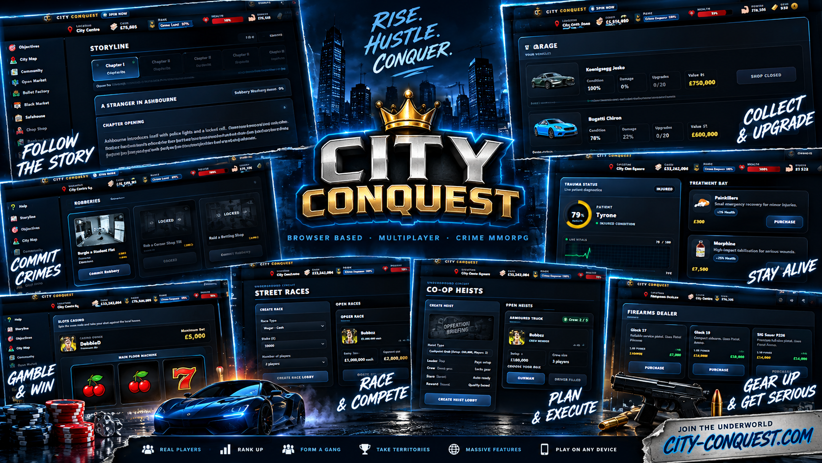 Real City Conquest gameplay